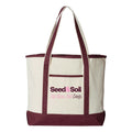 S&S Deluxe 5-Pocket Large Tote - Burgundy