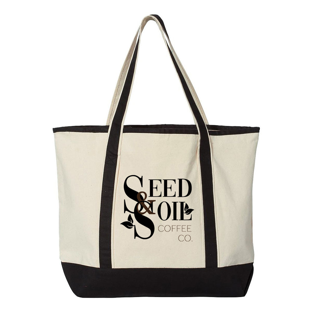 S&S Deluxe 5-Pocket Large Tote - Black